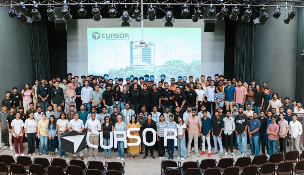Cursor Meetup Colombo — The Builder Series group photo